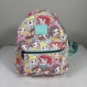 Loungefly Disney Chibi Princess Mini Backpack: Ariel, Cinderella, Belle See Pics
